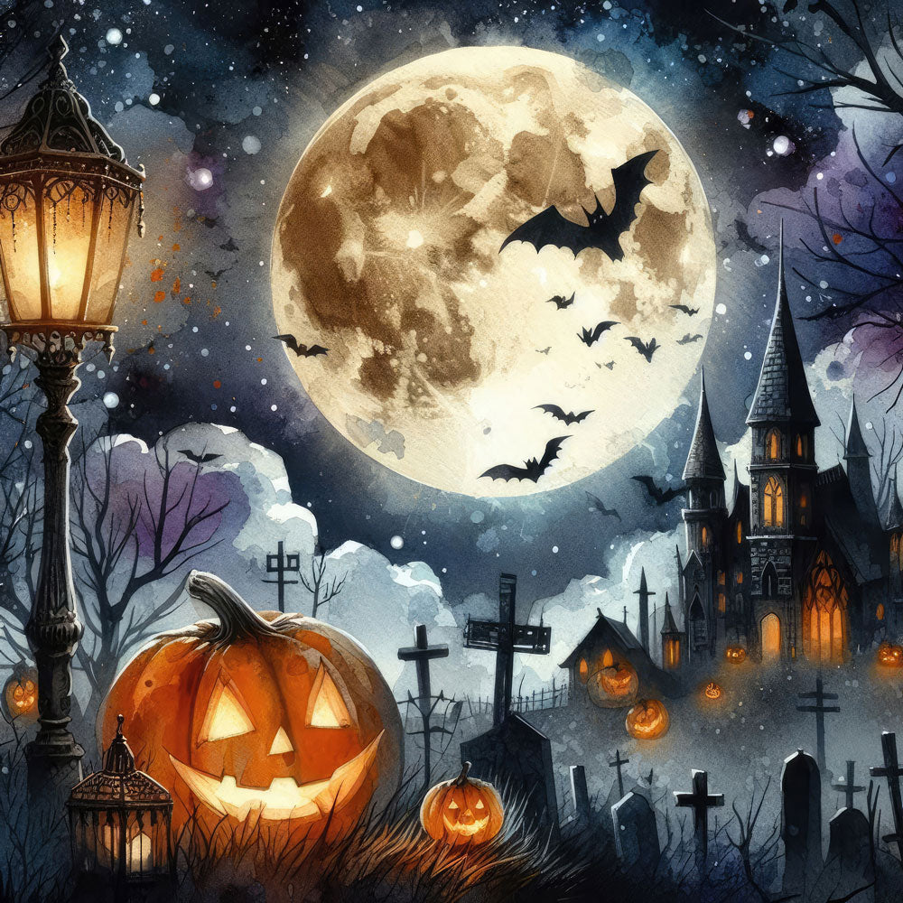 Midnight Full Moon Halloween 2