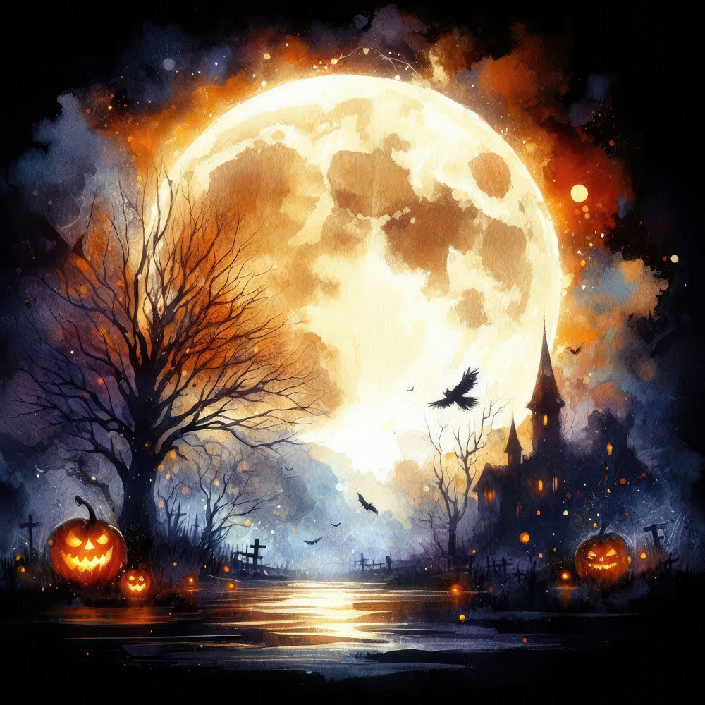 Midnight Full Moon Halloween 4